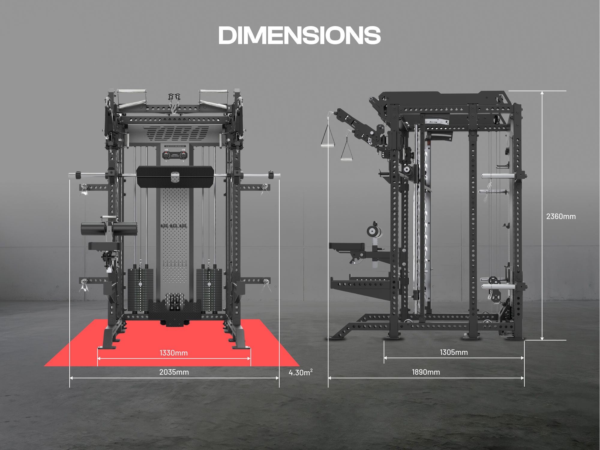 Toro RFT PRO Compact Footprint
